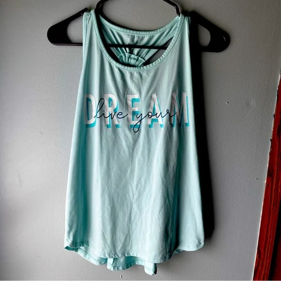 Girls Quick-Dri Razorback Tank - Picture 1 of 4